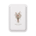 Vegan MagSafe Wallet — Floral Bouquet "Make It Yours" Card Holder